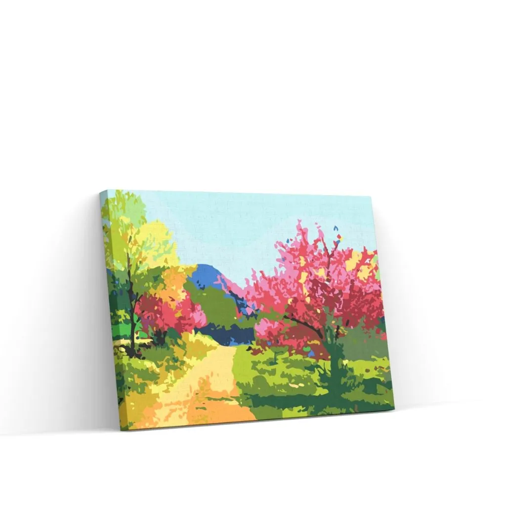 Pintar por Números - Paisaje colorido
