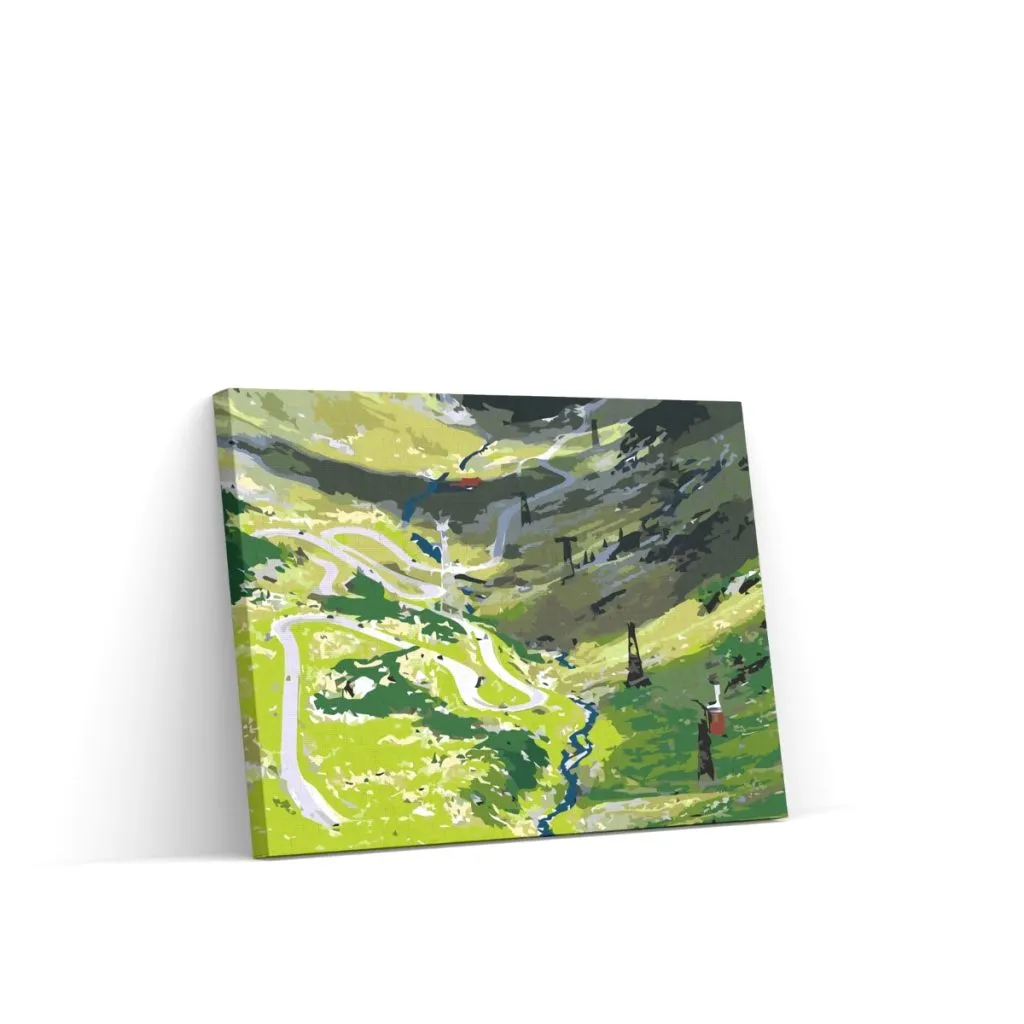 Pintar por Números - Carretera Transfagarasan en Rumanía 2