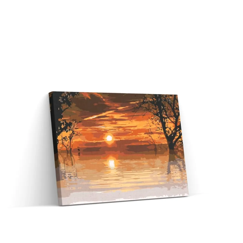 Pintar por Números - Puesta de sol mágica