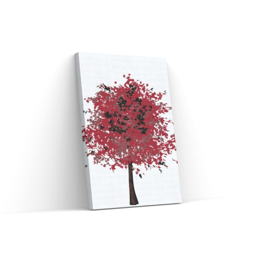 Pintar por Números - Árbol rojo