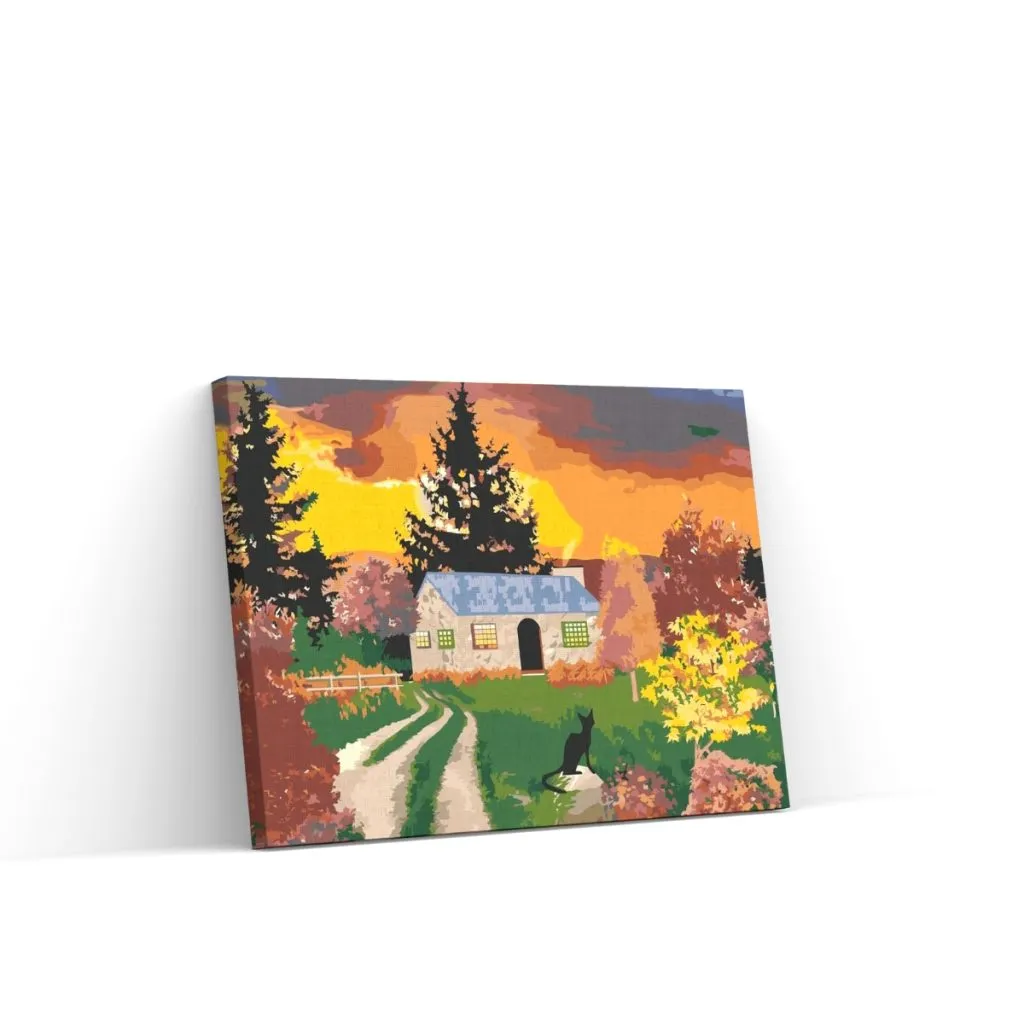 Pintar por Números - Casa en la naturaleza