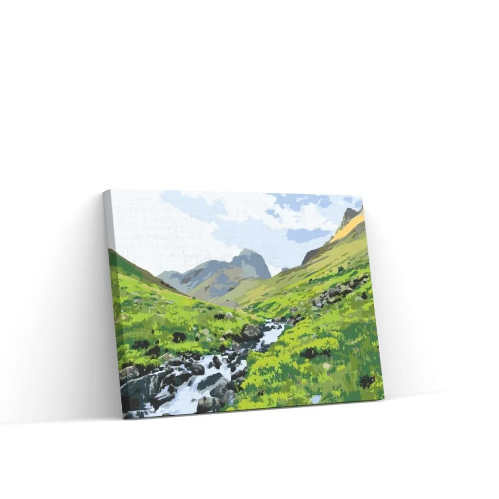 Pintar por Números - Desfiladero de montaña