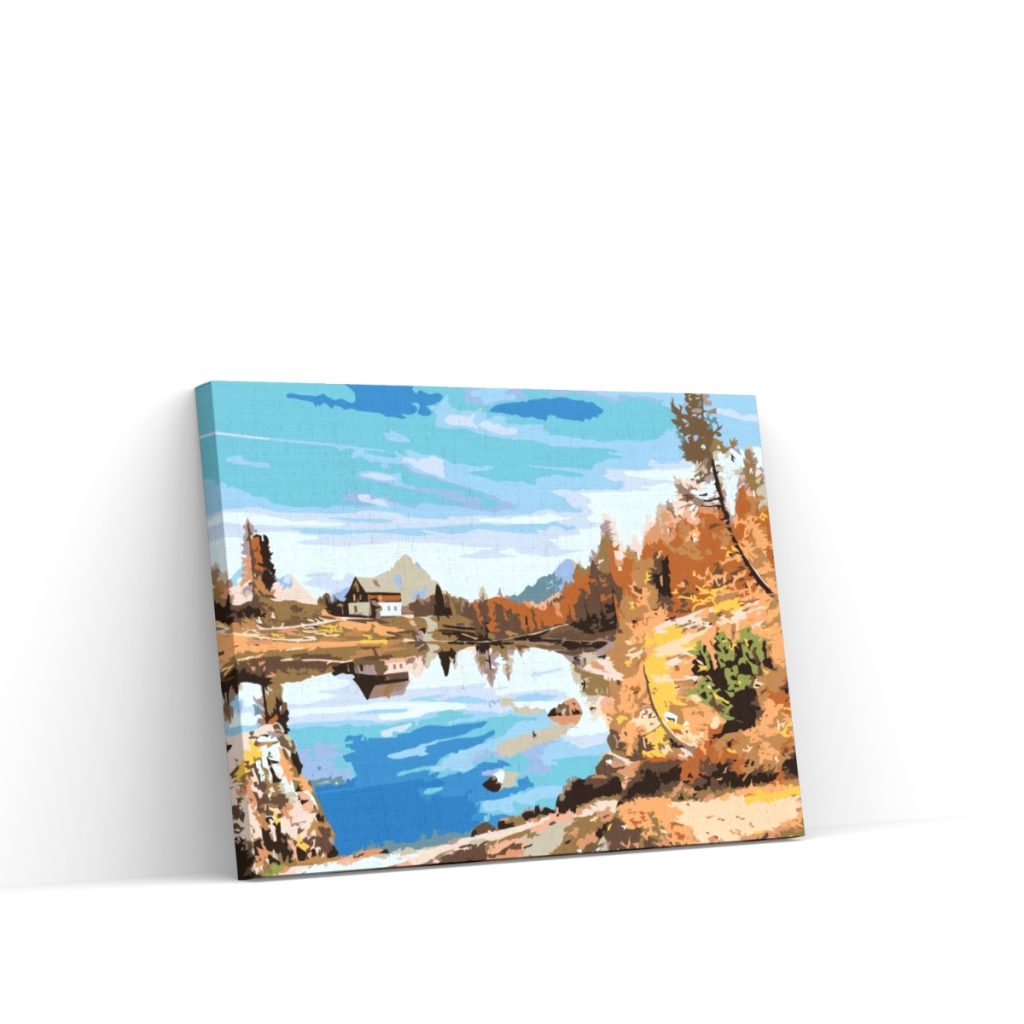 Pintar por Números - Cabaña en el lago