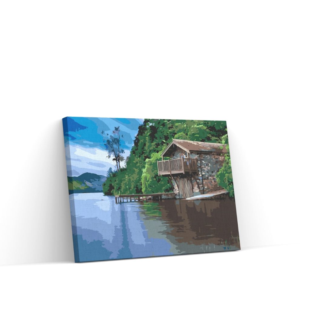 Pintar por Números - Cabaña en el lago