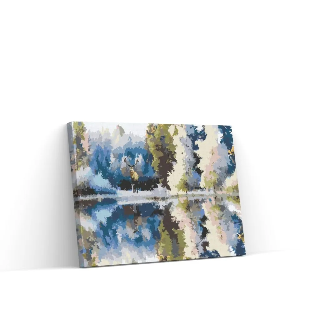 Pintar por Números - Ciervos en el bosque