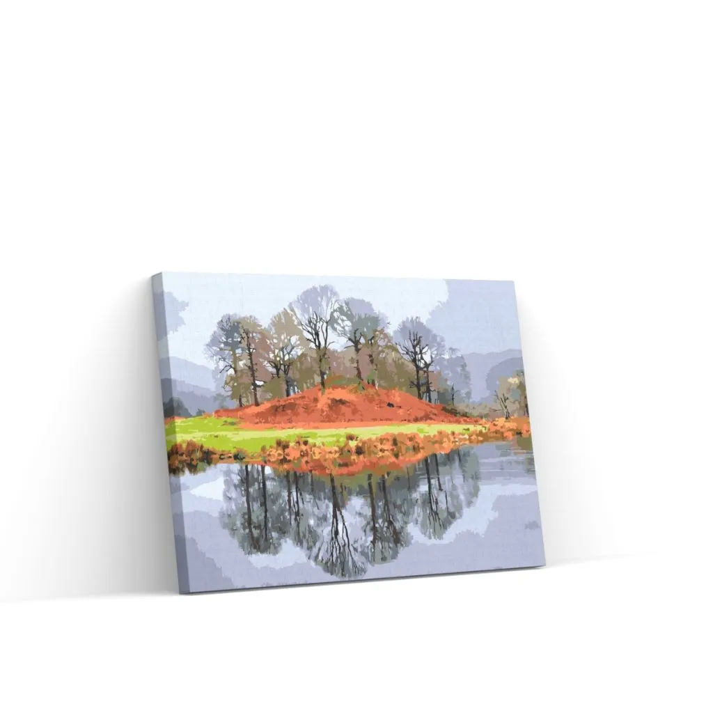 Pintar por Números - Lake District Cumbria Reino Unido