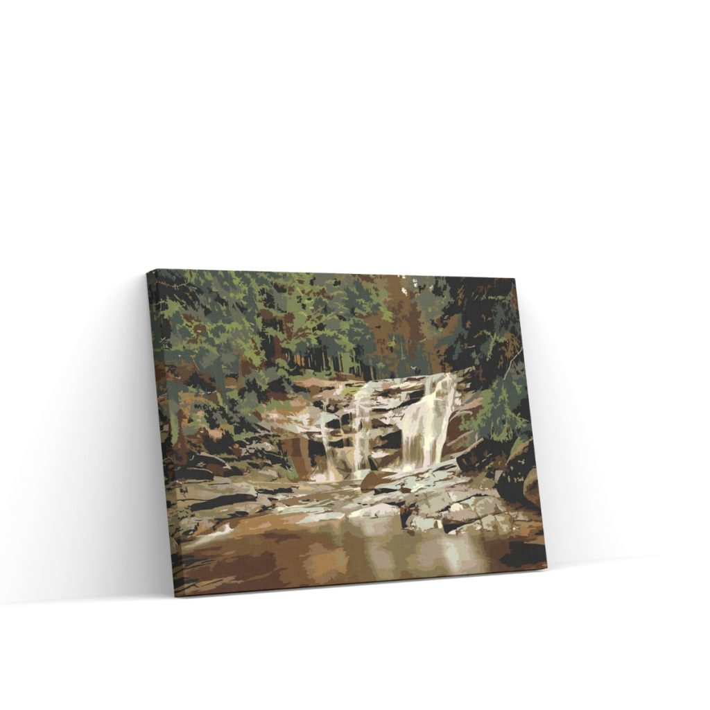 Pintar por Números - Montañas Krkonoše - Cascada de Mumlava