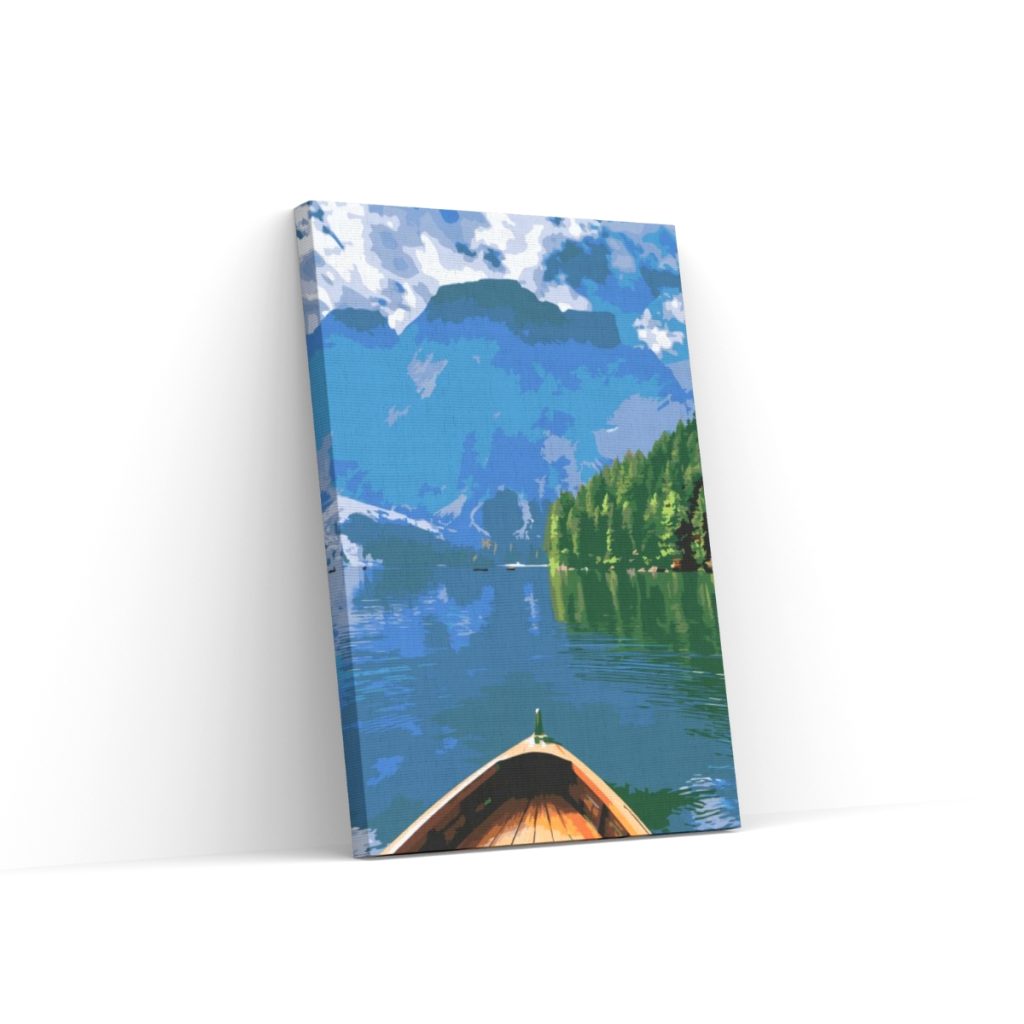 Pintar por Números - Lago de Braies, Italia