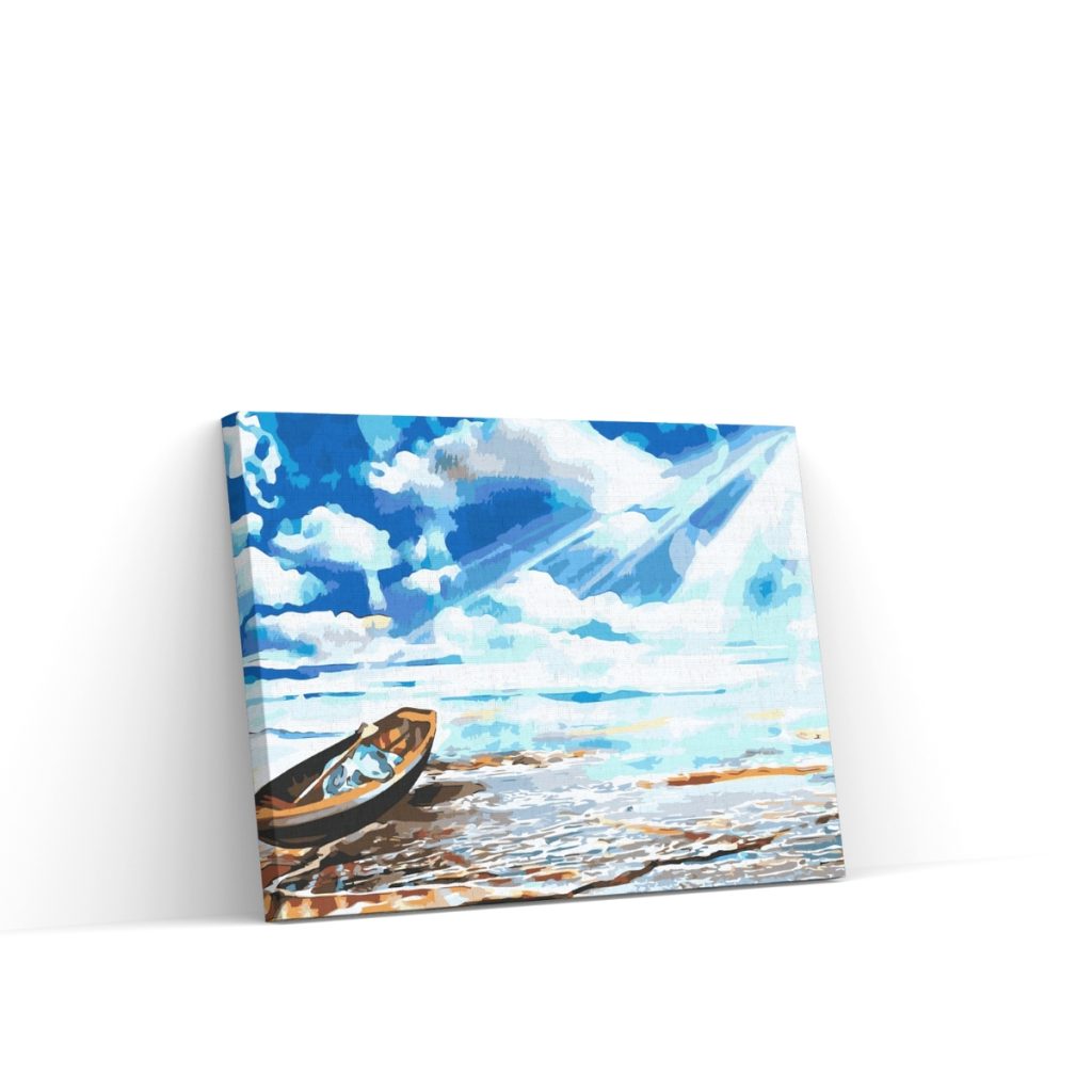 Pintar por Números - Barco al borde del mar