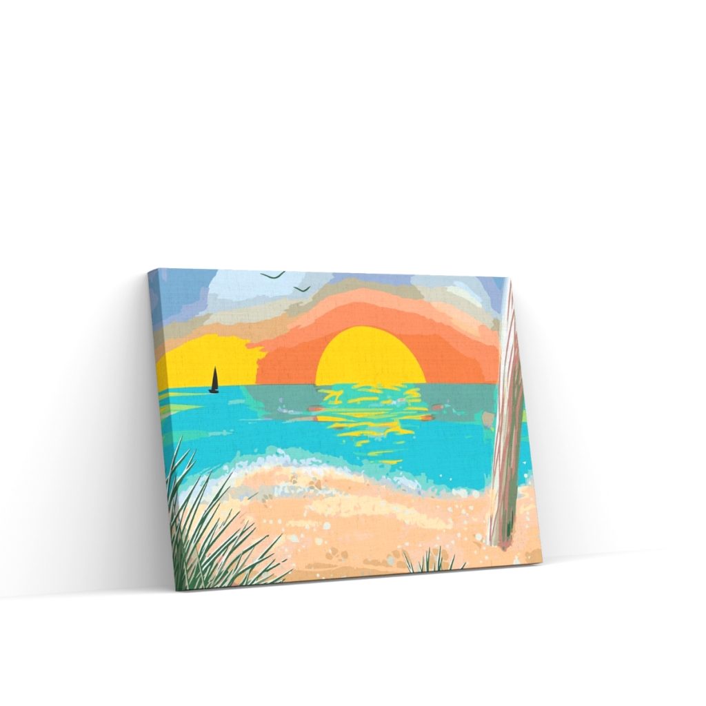 Pintar por Números - Playa teñida