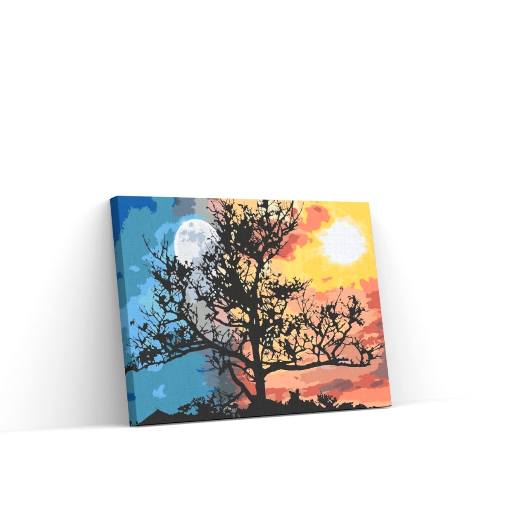 Pintar por Números - Luna y Sol