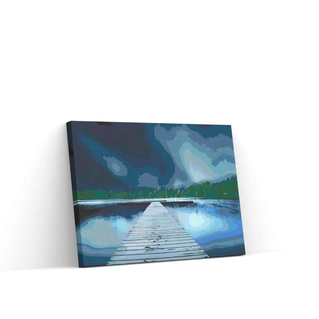 Pintar por Números - Muelle de noche