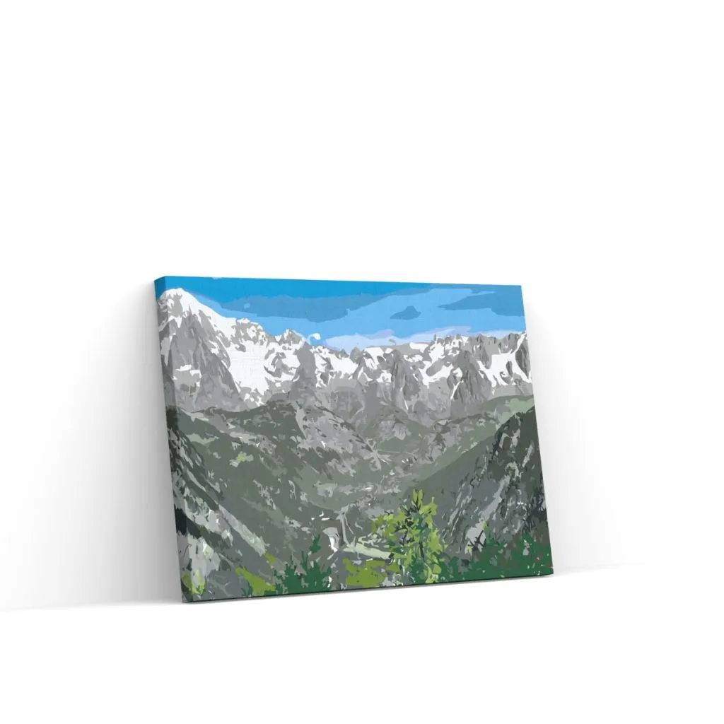 Pintar por Números - Mont Blanc 2