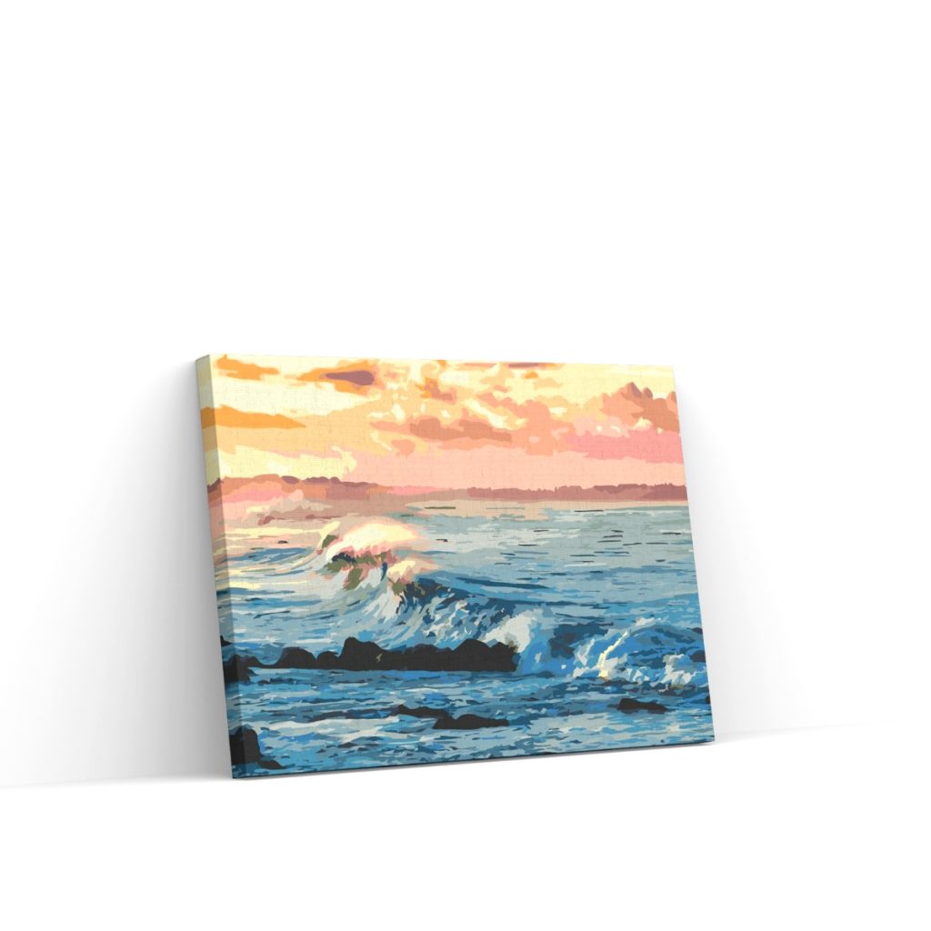 Pintar por Números - Olas del mar