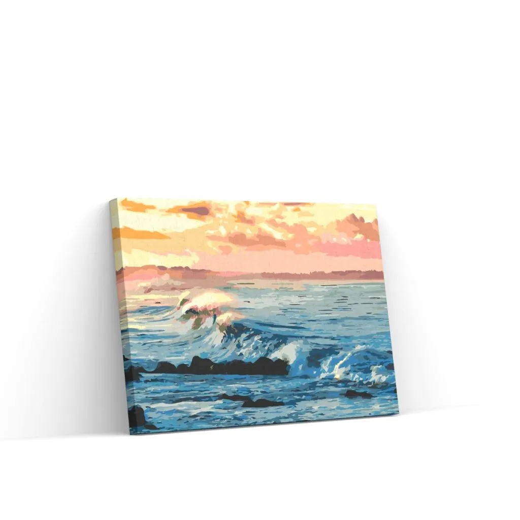 Pintar por Números - Olas del mar