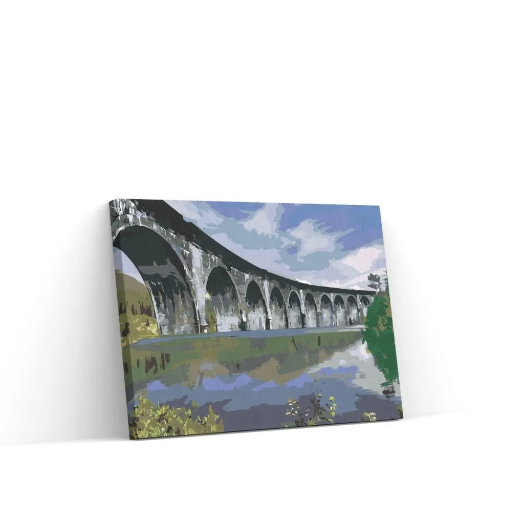 Pintar por Números - Puente sobre el lago