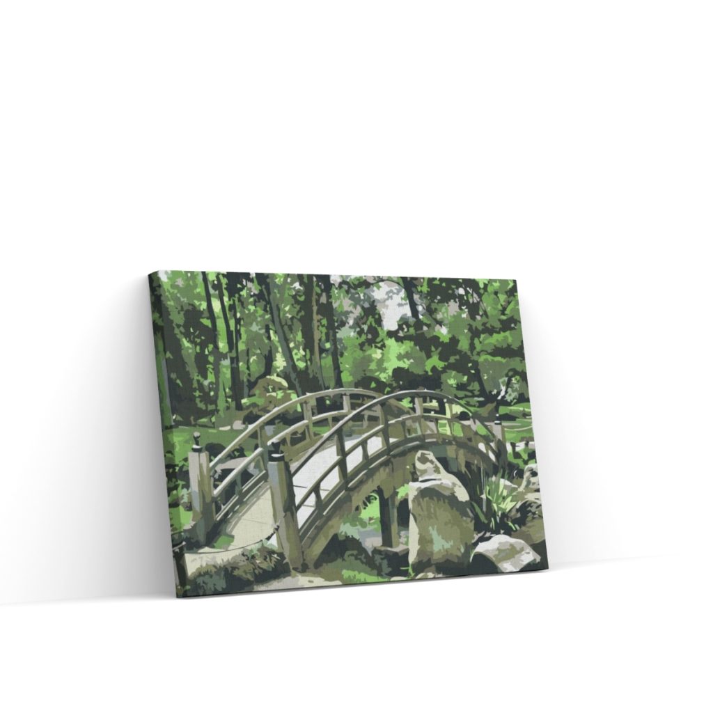 Pintar por Números - Puente en el jardín