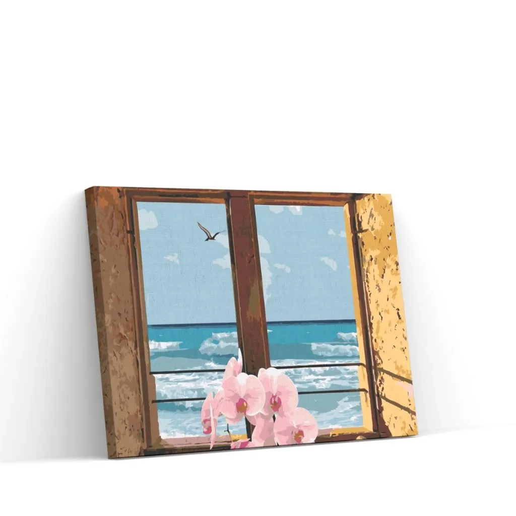Pintar por Números - Ventana a la playa