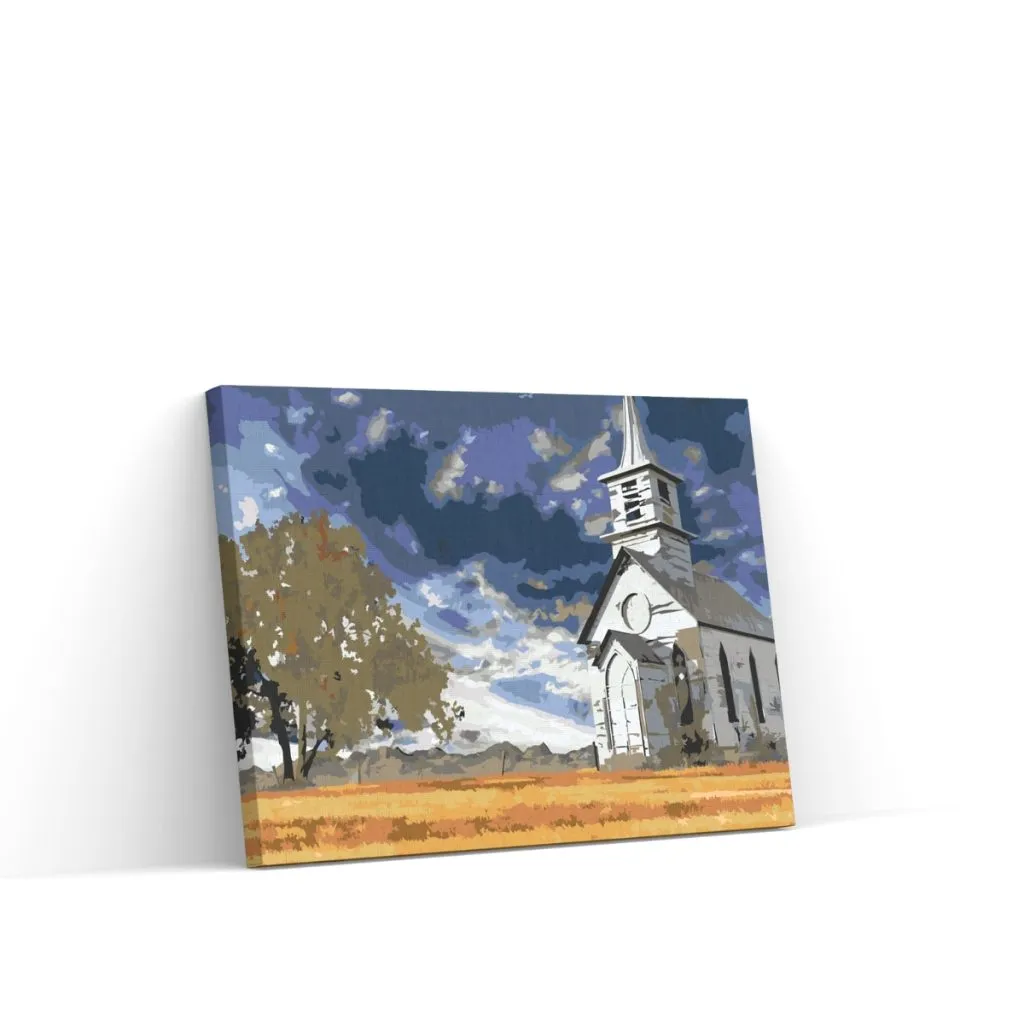 Pintar por Números - Iglesia abandonada