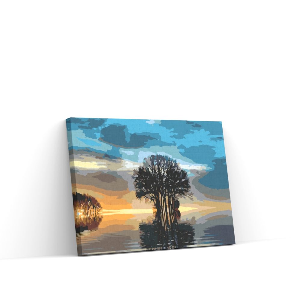 Pintar por Números - Árbol solitario 2