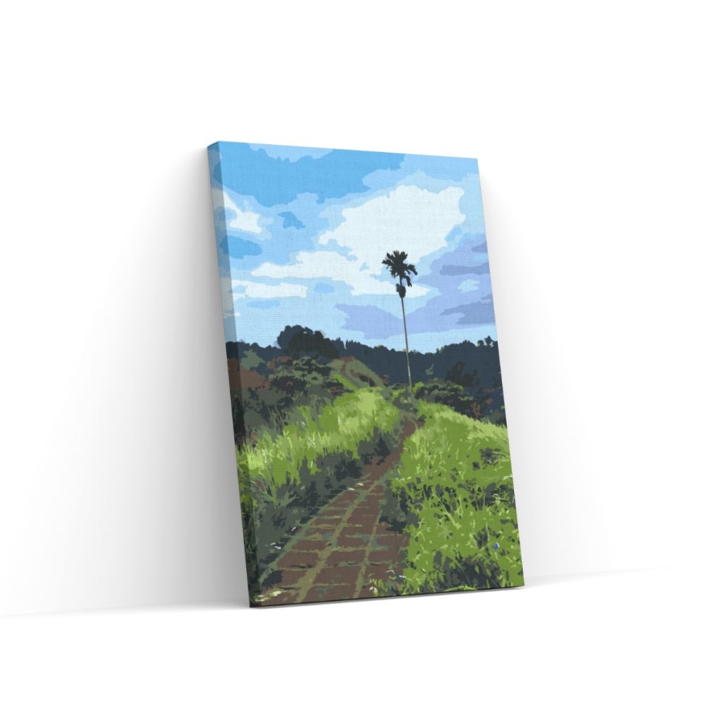 Pintar por Números - Senderismo por arrozales, Bali