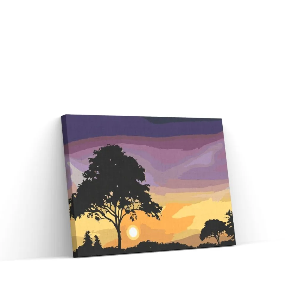Pintar por Números - Naturaleza al atardecer