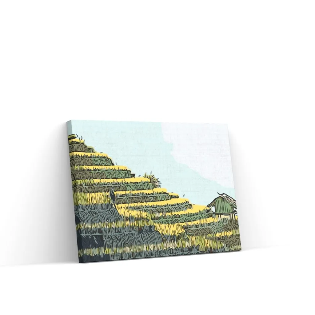 Pintar por Números - Terrazas de arroz
