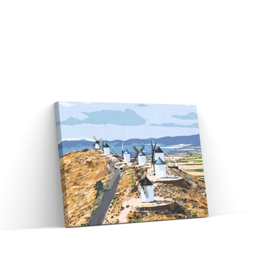 Pintar por Números - Aerogeneradores, Toledo 2