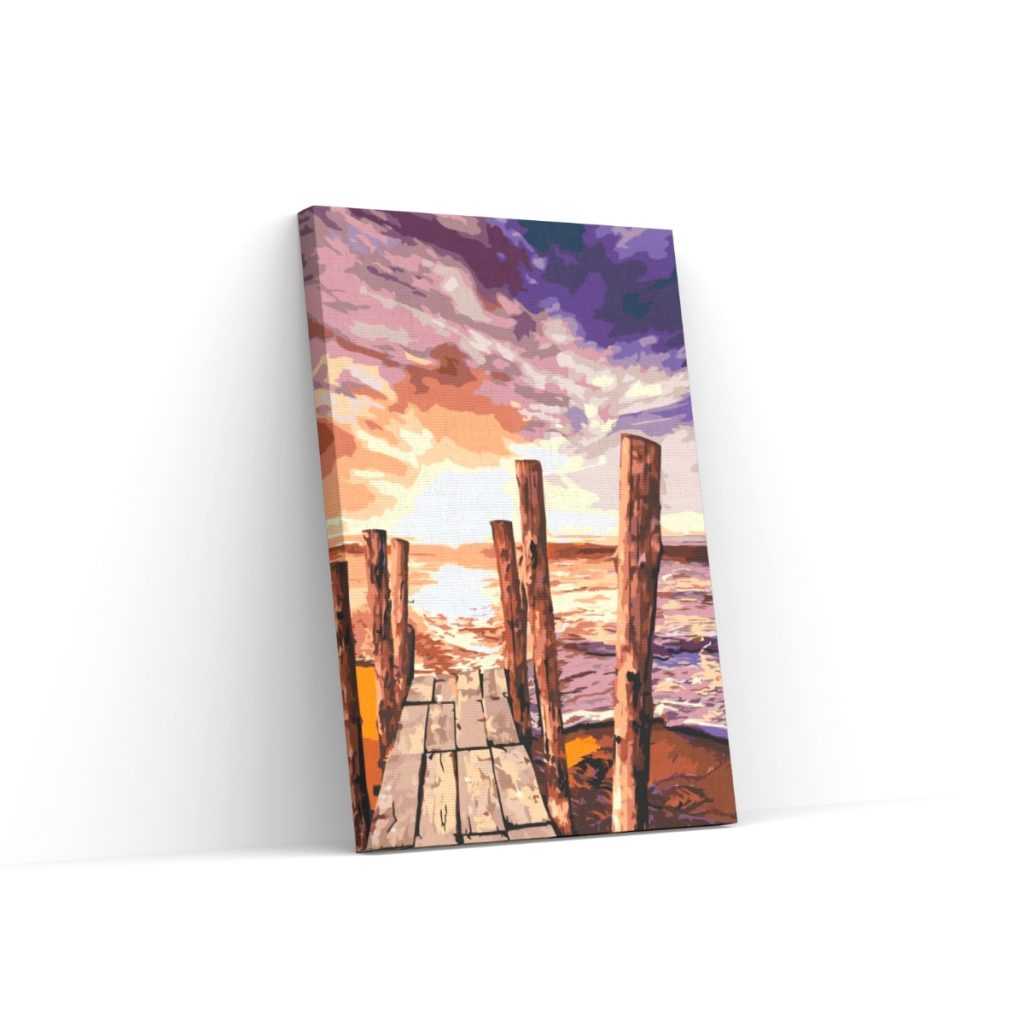 Pintar por Números - Puesta de sol en la playa