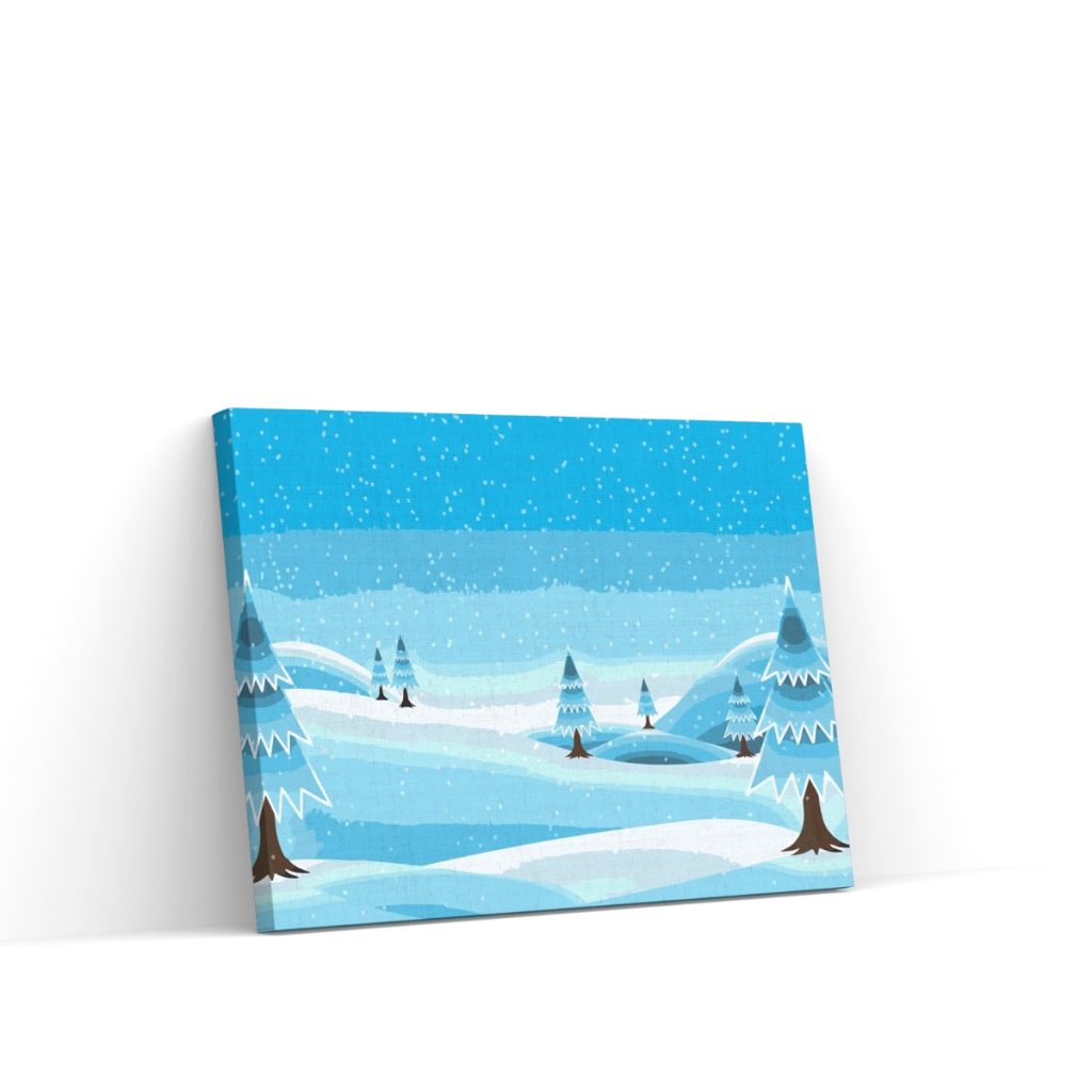 Pintar por Números - Paisaje nevado