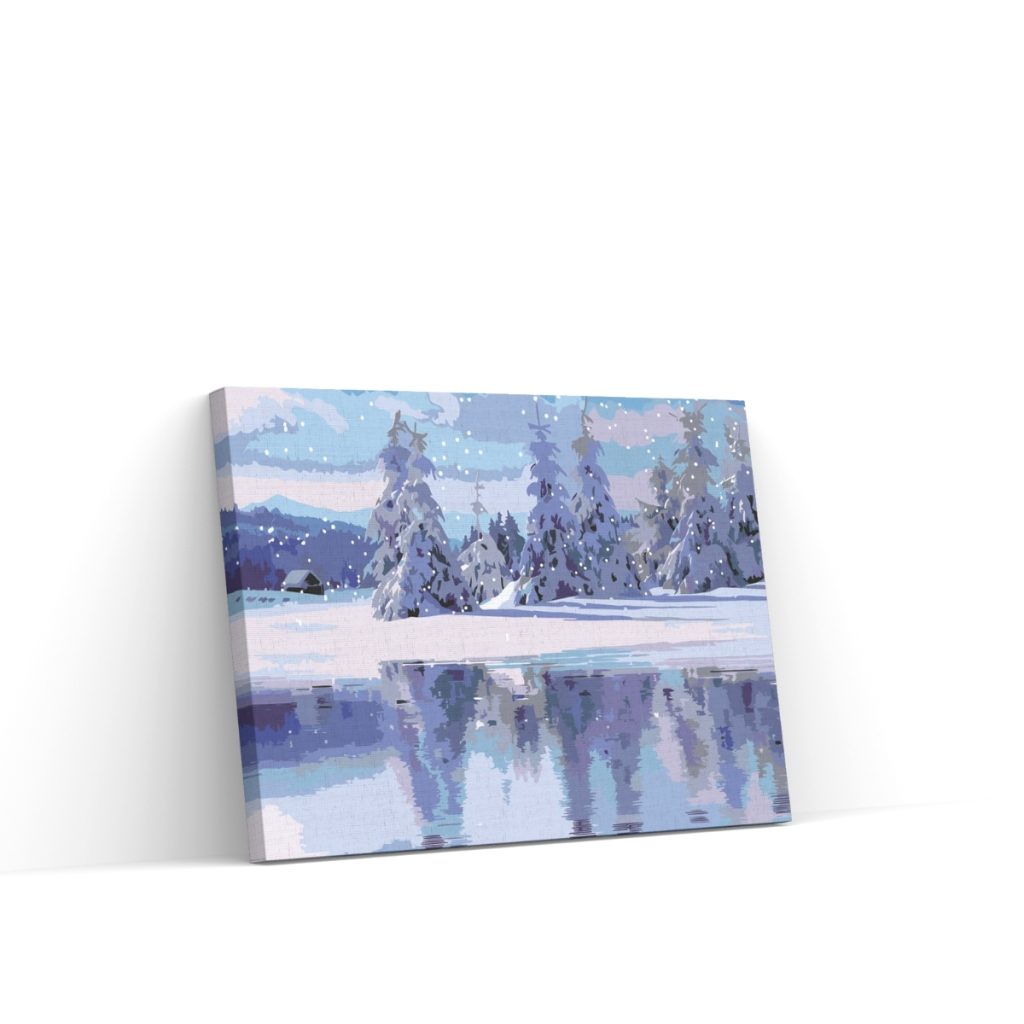 Pintar por Números - Paisaje nevado