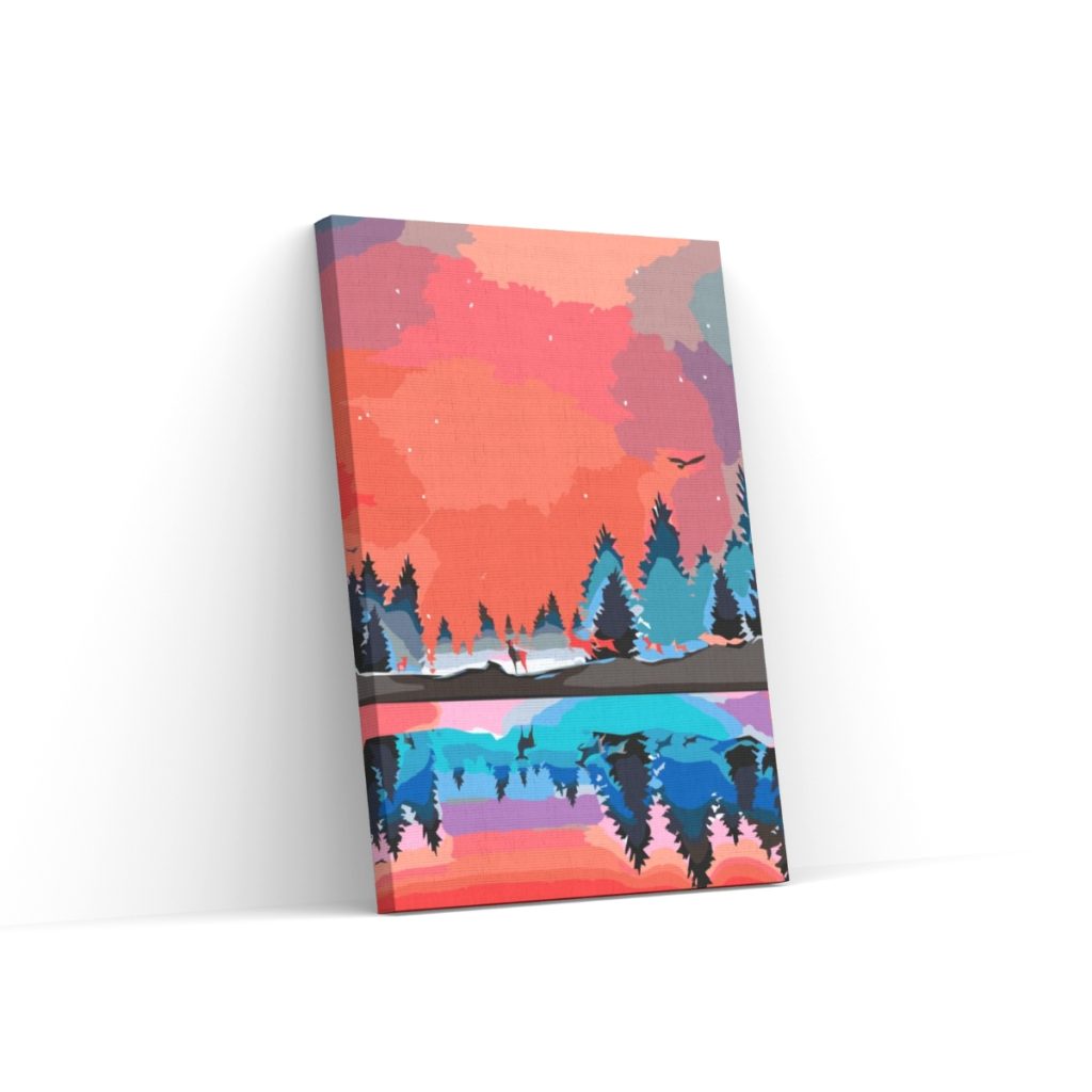 Pintar por Números - Paisaje invernal 2