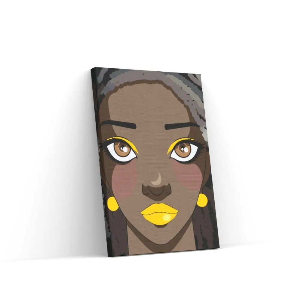 Pintar por Números - Mujer afro