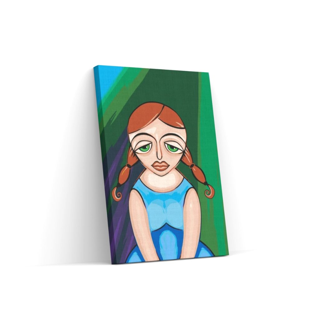 Pintar por Números - Chica infeliz