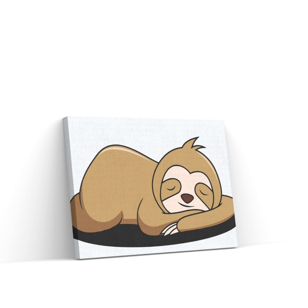 Pintar por Números - Perezoso descansando