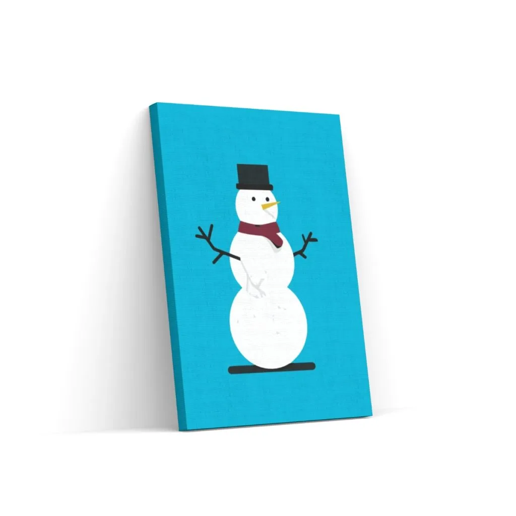 Pintar por Números - Muñeco de nieve abandonado