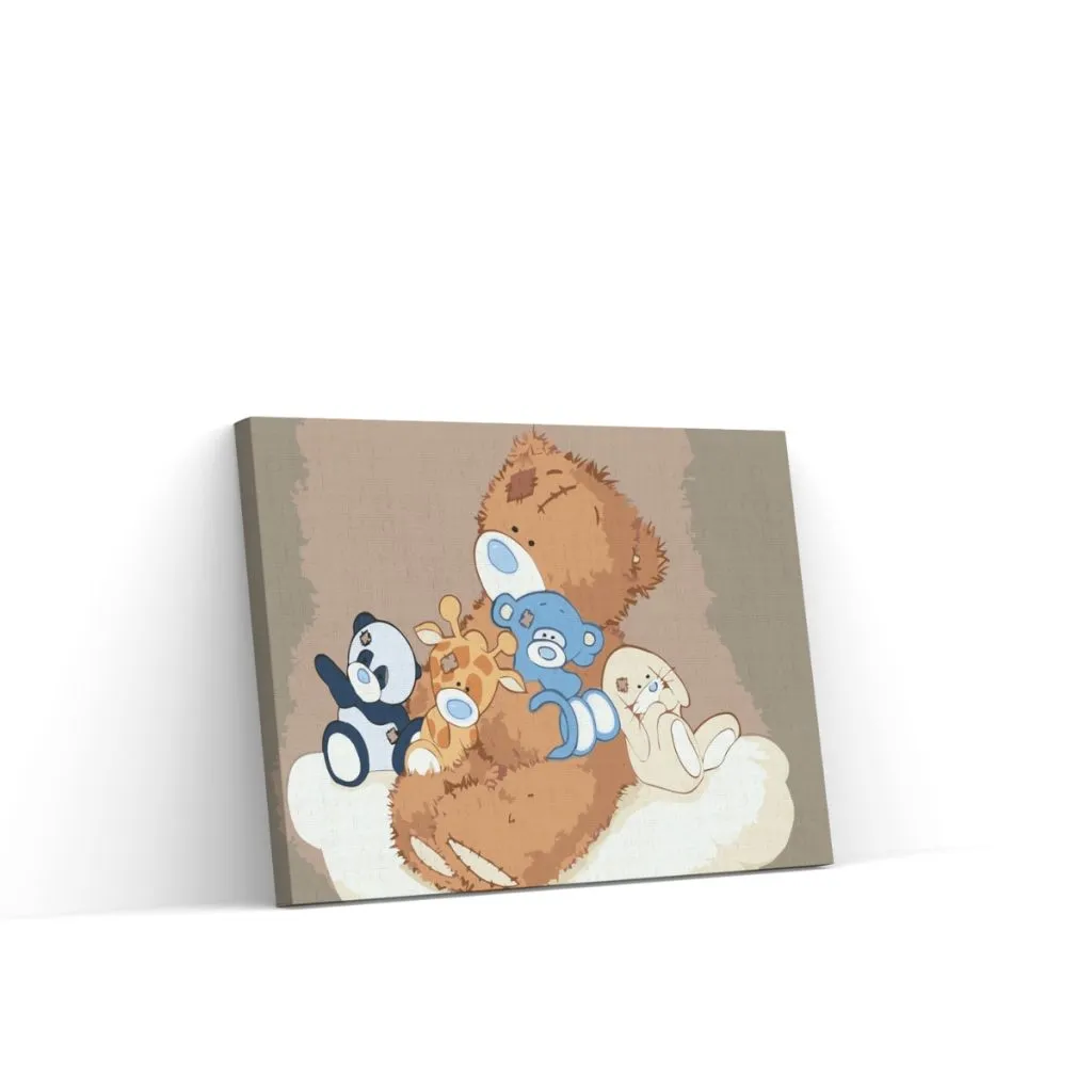 Pintar por Números - Ositos de peluche