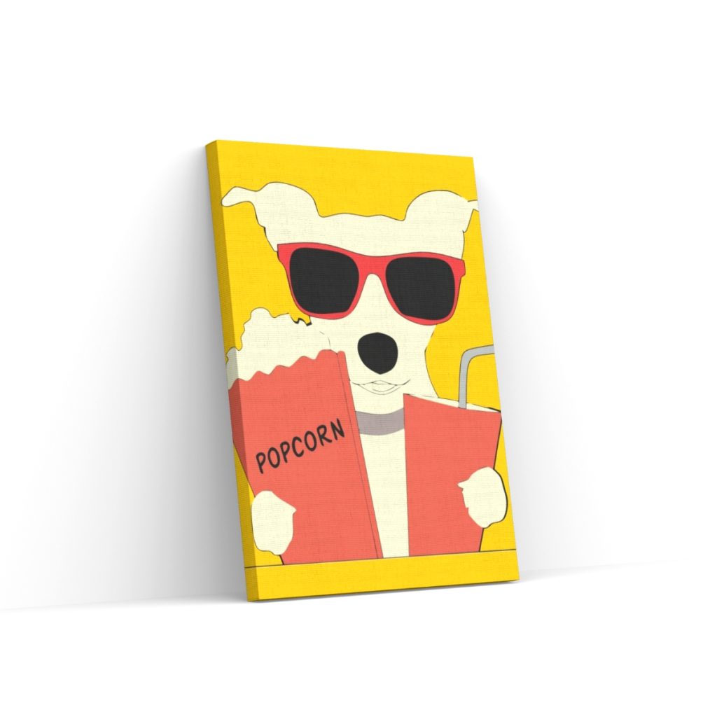 Pintar por Números - Perro palomitero