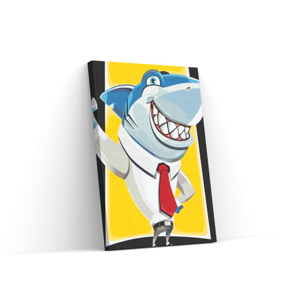 Pintar por Números - Tiburón emprendedor