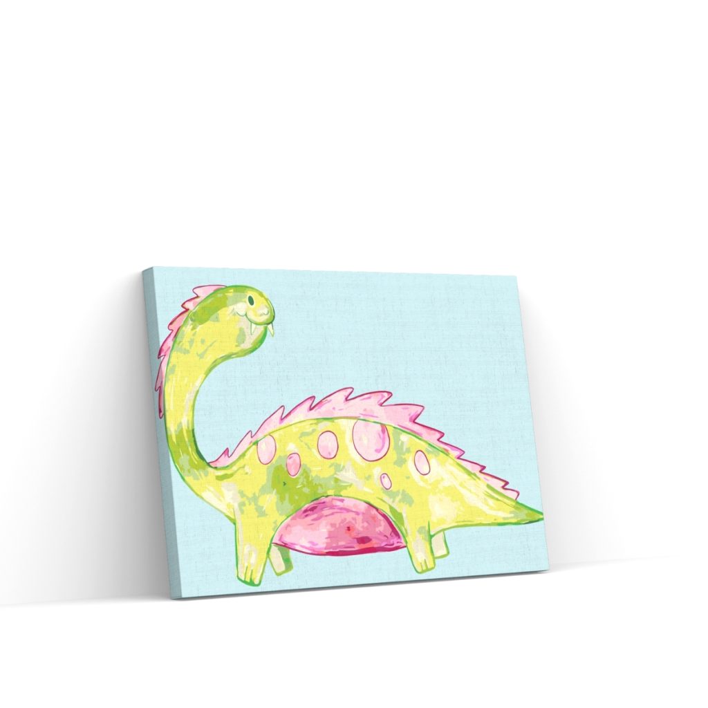 Pintar por Números - Bonito dinosaurio