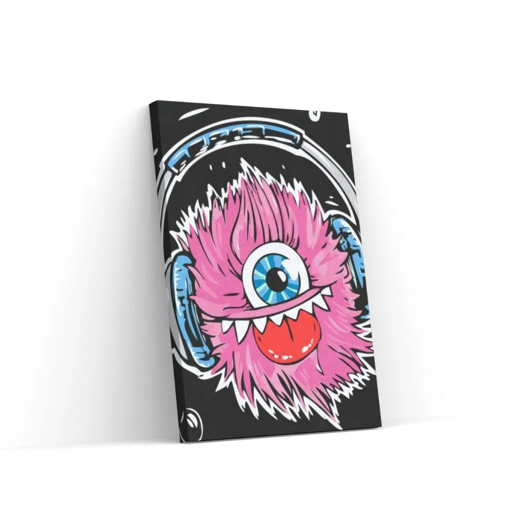 Pintar por Números - Monstruo rosa