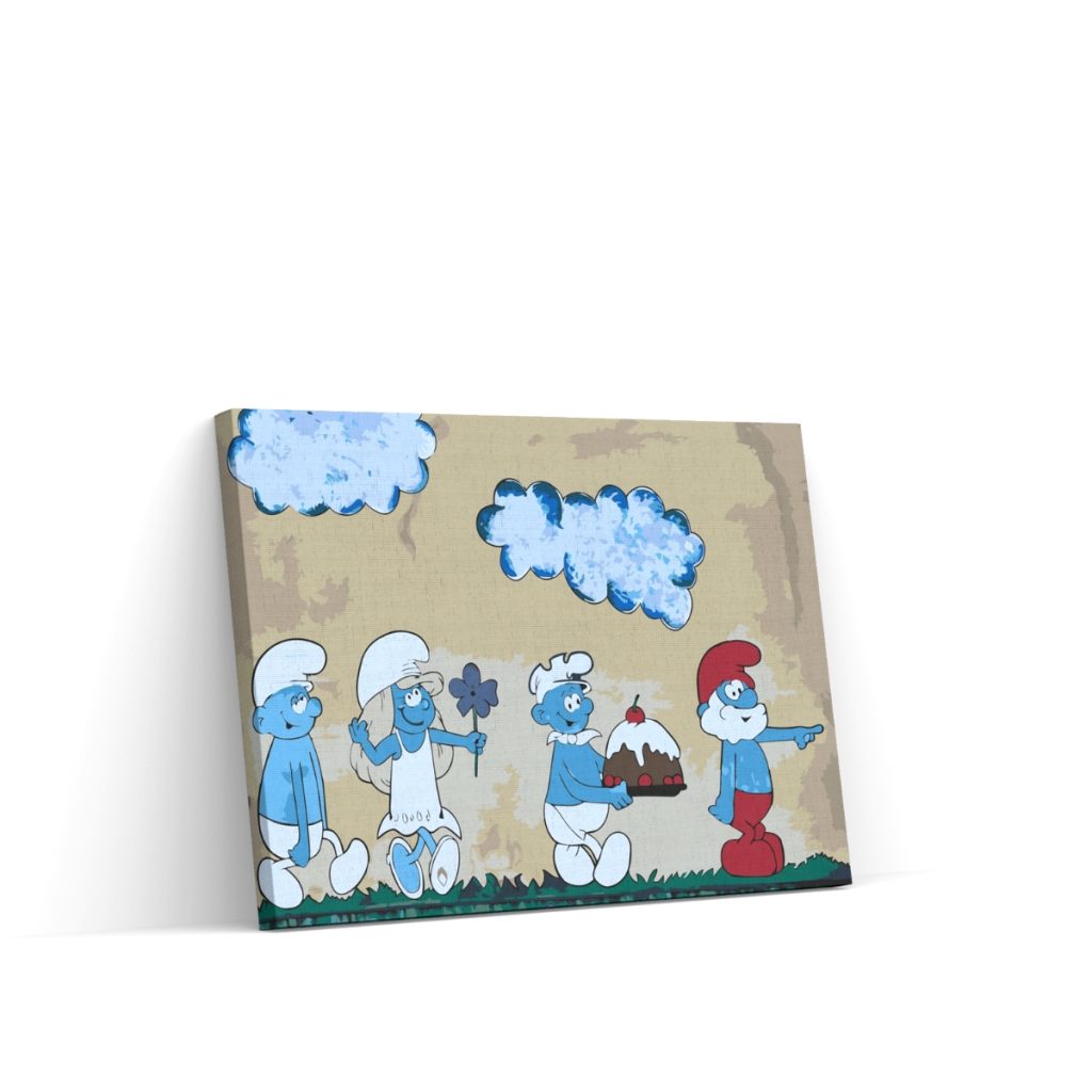 Pintar por Números - Pitufos