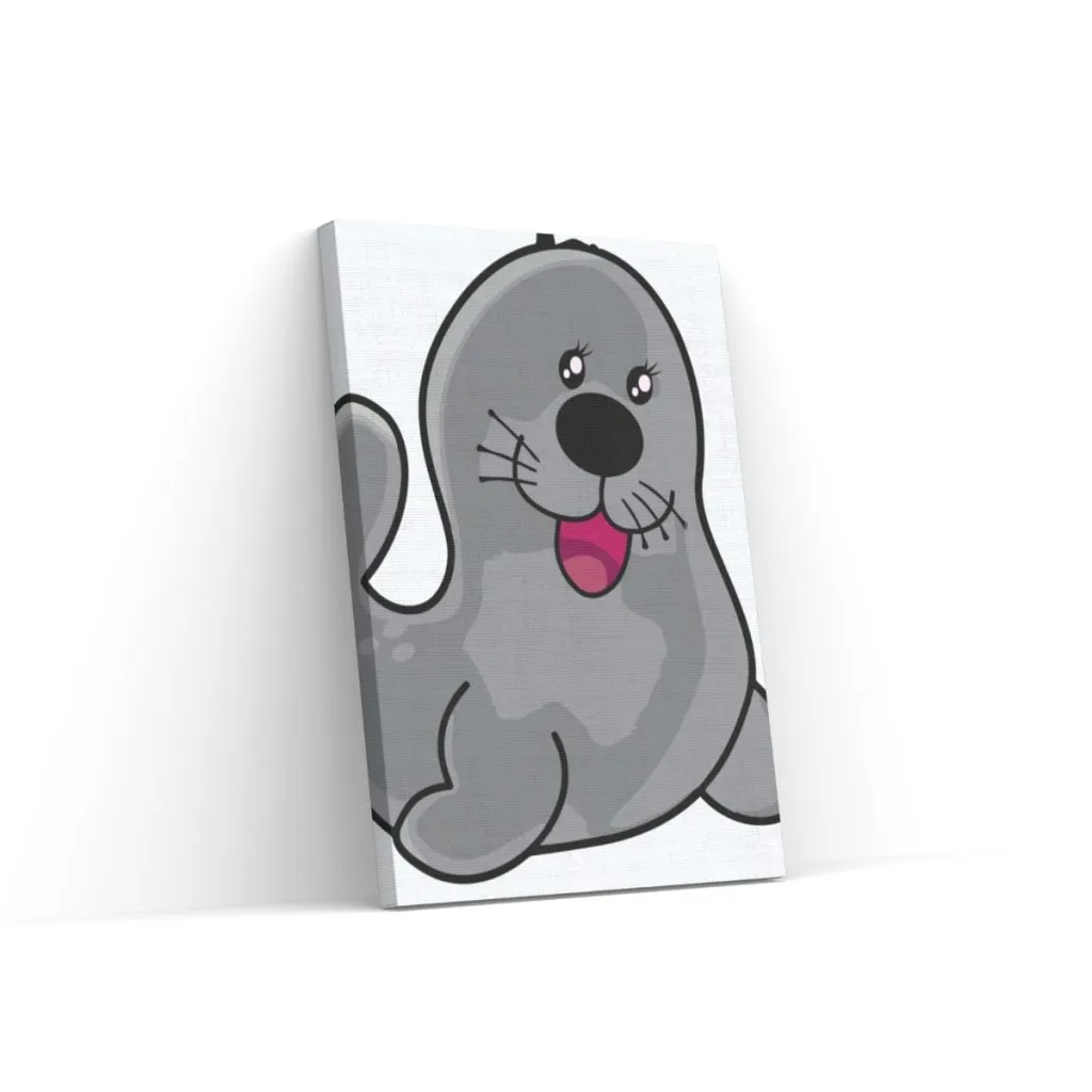 Pintar por Números - Foca feliz