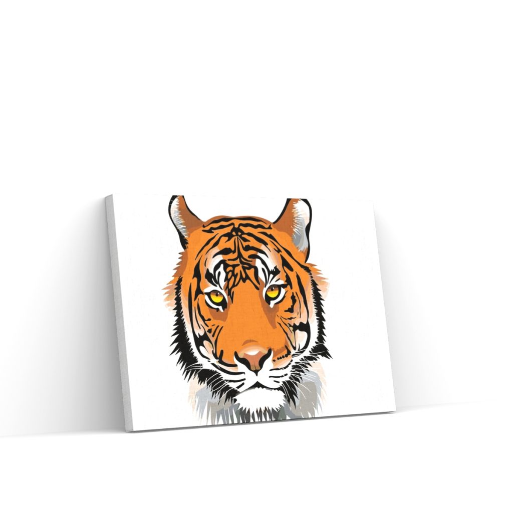 Pintar por Números - Cabeza de tigre