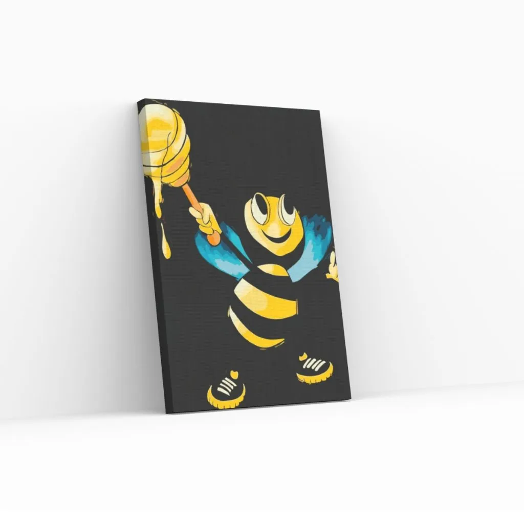 Pintar por Números - Abeja con miel