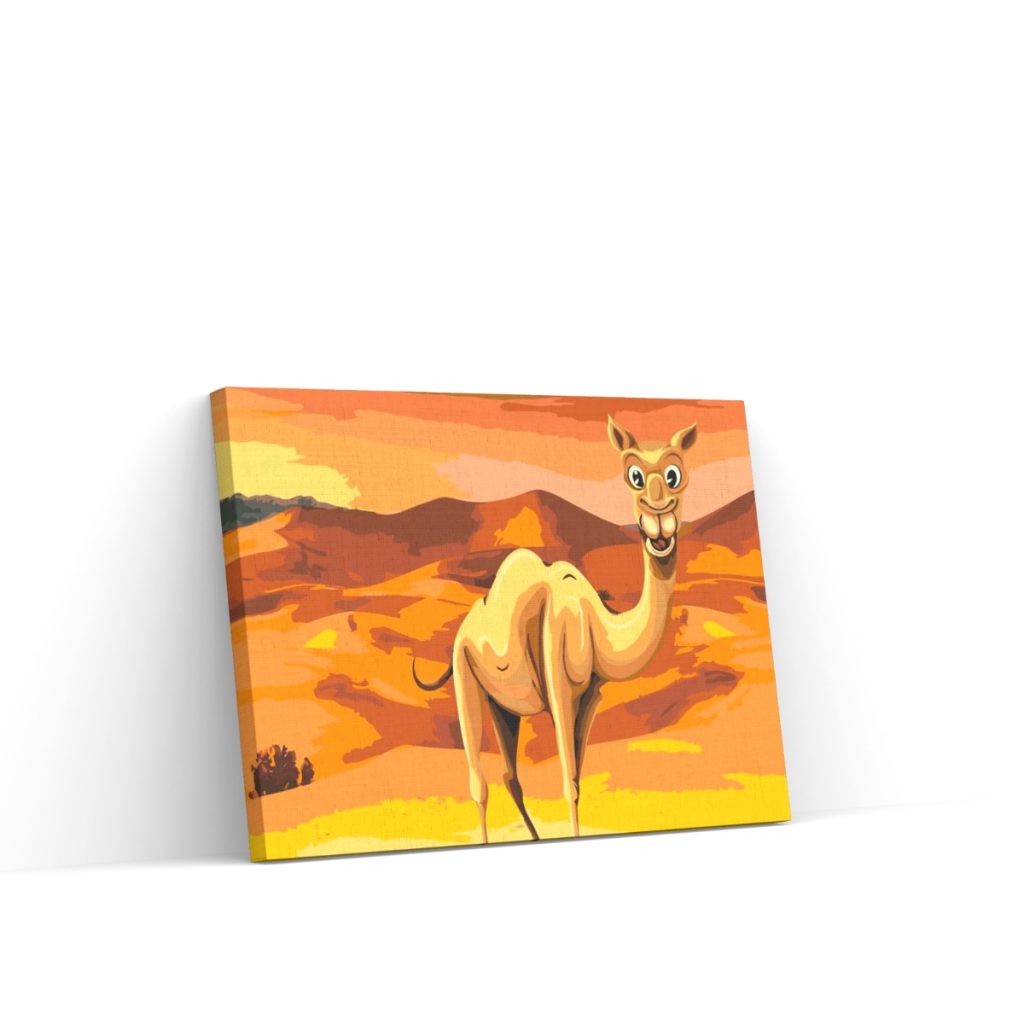 Pintar por Números - Camello en el desierto