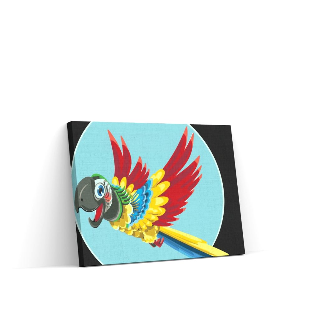 Pintar por Números - Loro alegre