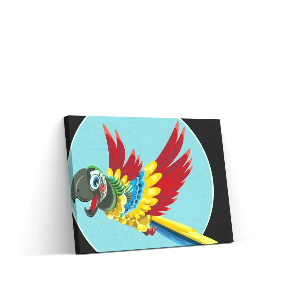 Pintar por Números - Loro alegre
