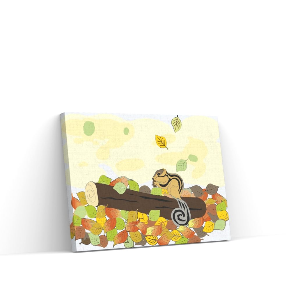 Pintar por Números - Ardilla con una nuez