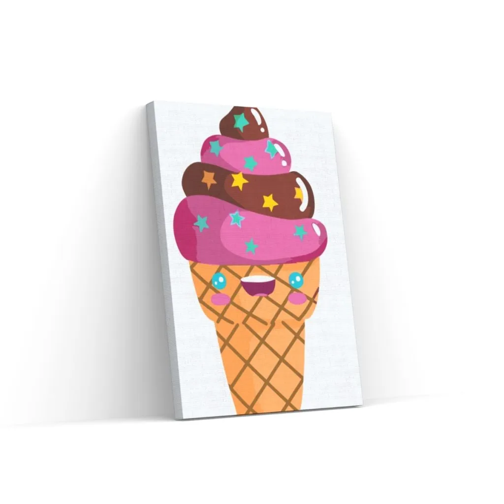 Pintar por Números - Helado sonriente